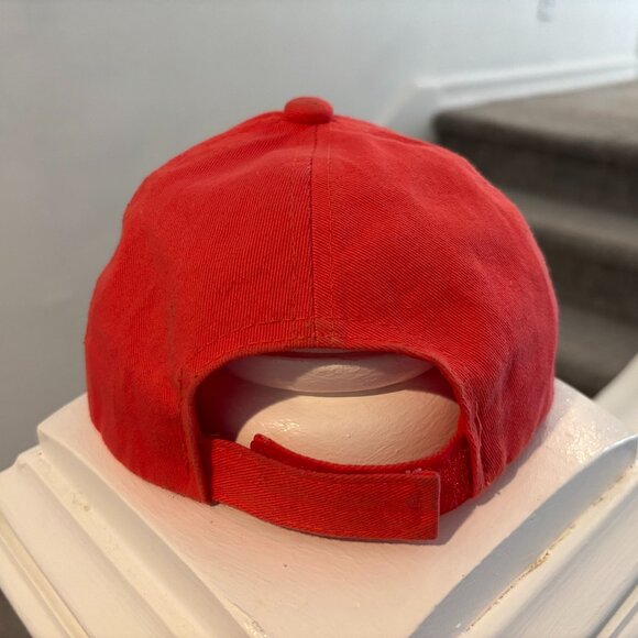 Elmo Hat - Elmo Baseball Cap - Sesame Street Hat - Red Hat - Toddler Hat - Picture 3 of 6